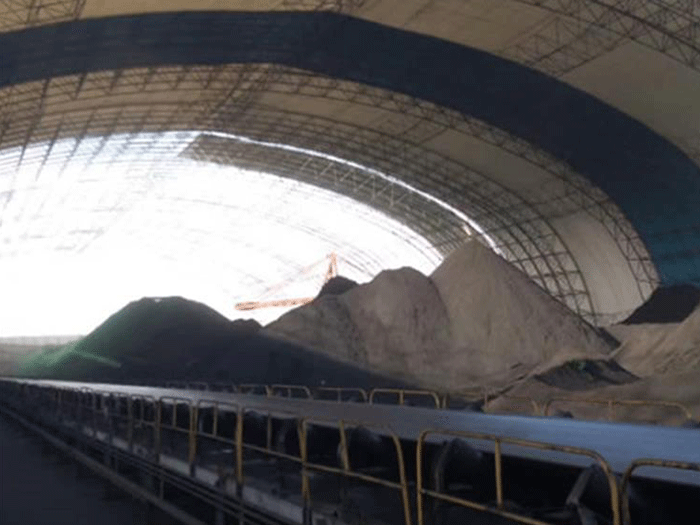 眉山煤棚料仓网架